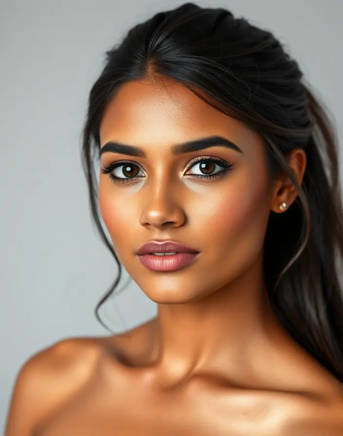 Soft bridal makeup