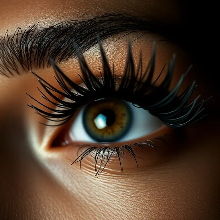 A wispy volume lash set